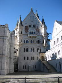 Der Innenhof von Neuschwanstein