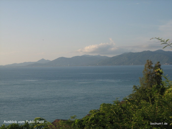 Aussicht von unserer Hotelanlage