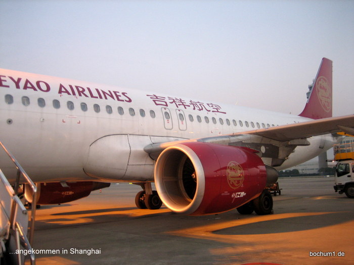 ...unser chinesischer Billigflieger