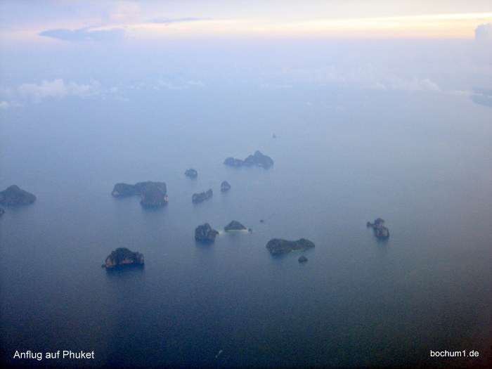 Anflug auf Phuket