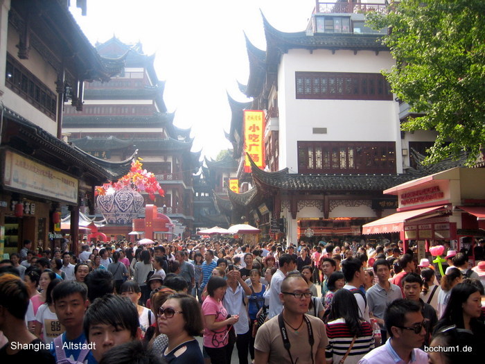 Menschenmassen in der Altstadt