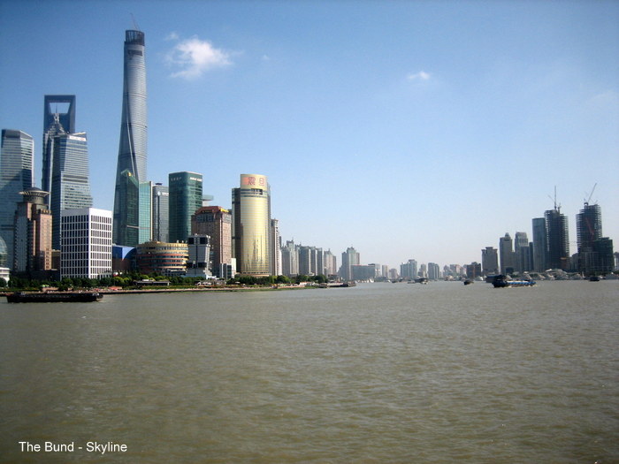 ...und nochmal am Bund mit der Skyline