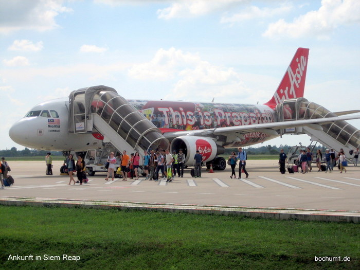 Ankunft in Siem Reap
