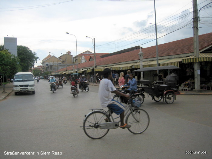 ...auf den Stra�en in Siem Reap