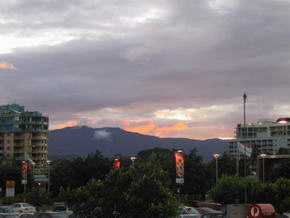 Sonnenuntergang in den Tablelands