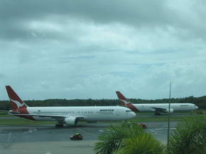 Spotting am Flughafen ins Cairns