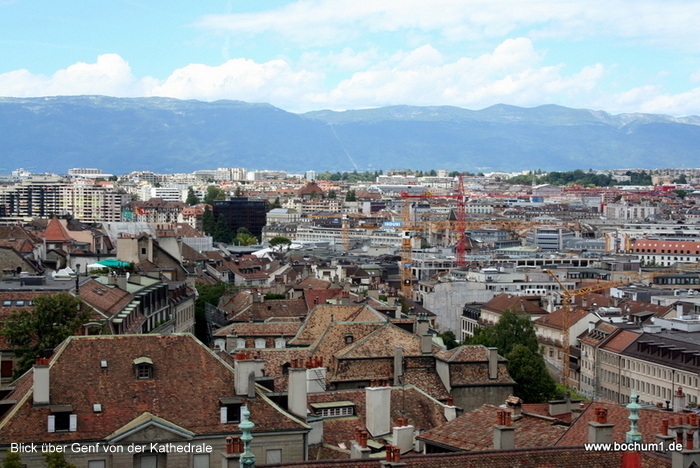 Blick von der Kathedrale nach Westen