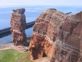 Das Wahrzeichen Helgolands, die Lange Anna