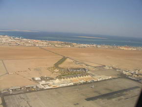 Hurghada Airport aus der Luft