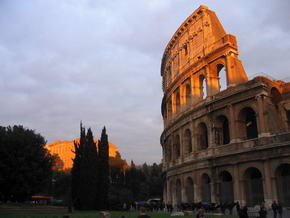 Collosseum im Sonnenuntergang