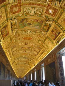 Fresken der Gnge im Vatikanischen Museum