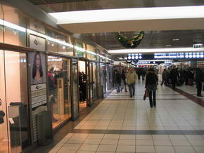 Unterirdisches Einkaufszentrum unter Bahnhof Termini