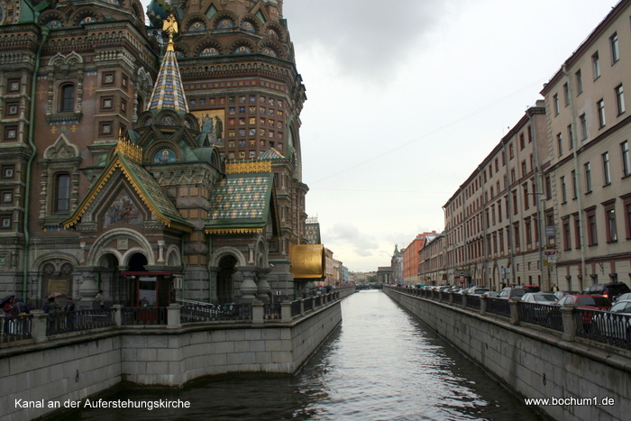 Kanal an der Auferstehungskirche