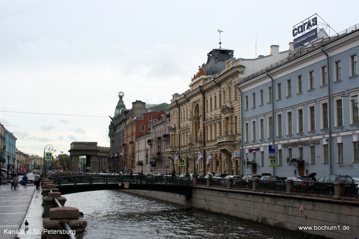 Kanäle in St. Petersburg