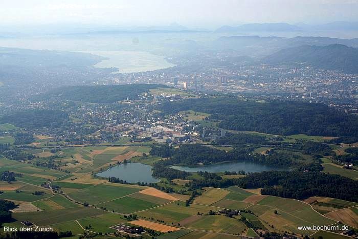 Anflug auf Zürich