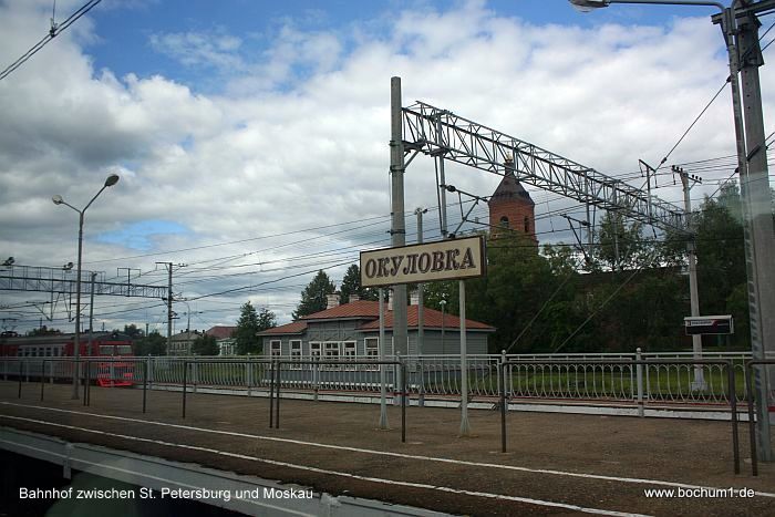 Unterwegs zwischen St. Petersburg und Moskau