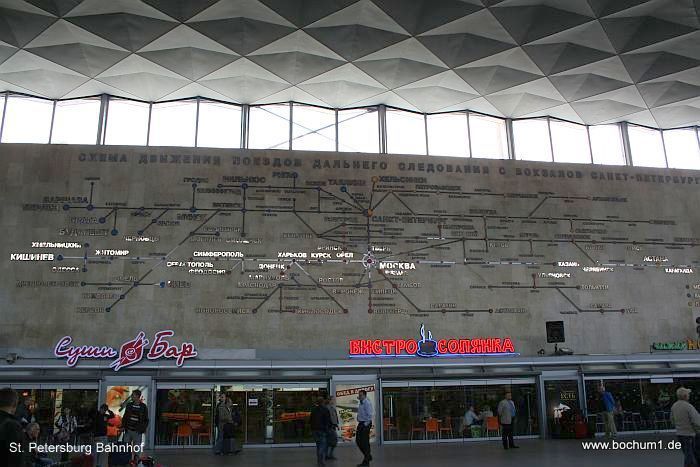 Zug-Netz in Russland