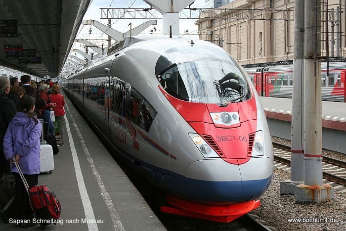 Der Schnellzug Sapsan