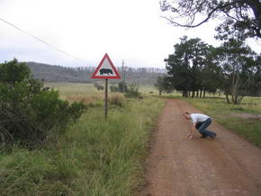 Einfahrt zum Buffalo Hills Game Reserve