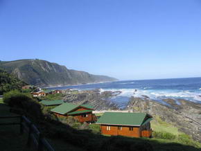 Blockhtten im Tsitsikamma Park am Storms River Mouth