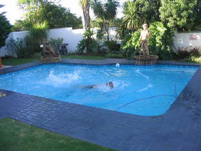 Der Pool unserer Unterkunft