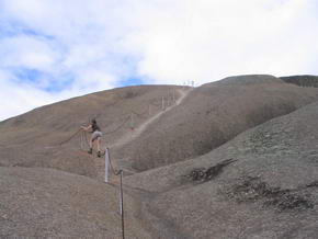 Aufstieg auf den Bretagne Rock
