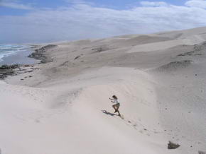 Susanne auf den Weg auf die Dne