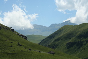 Ein anderer Ausblick auf das Bergpanorama