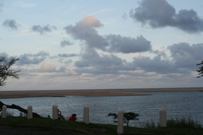 Sonnenuntergang am Strand von St.Lucia