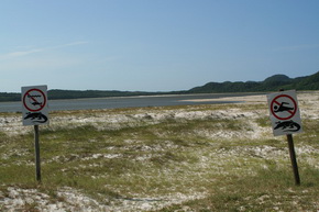Der Binnensee während des Schlenkers
