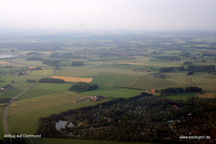 Anflug auf die Heimat