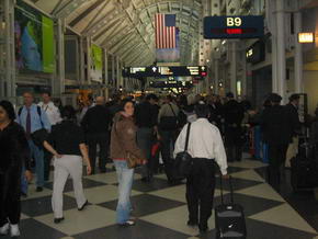 Terminal im Flughafen Chicago OHare