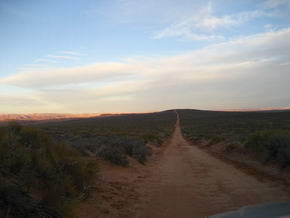 Fourty Ridge Road zum Sunset Arch