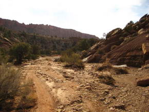 Piste beim Moody Creek Trailhead in d. Glen Canyon Nat. Recreation Area