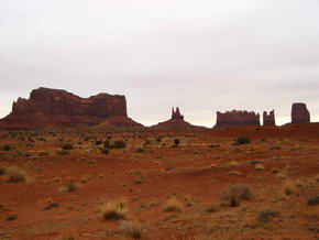 Monument Valley aus dem sdlichen Blickwinkel