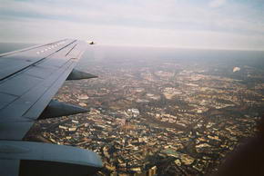 Anflug ber Essen