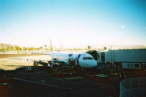 Ted Airlines - unser Flieger in Las Vegas