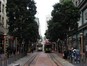 Cable Car an der Market Street