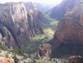 Zion -  Blick vom Observation Point