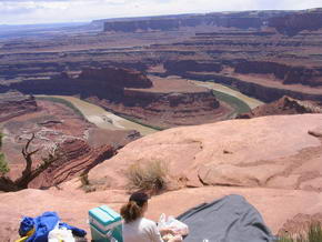 Picknick am Dead Horse Point Overlook