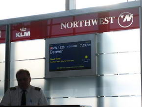 Abfluggate nach Denver