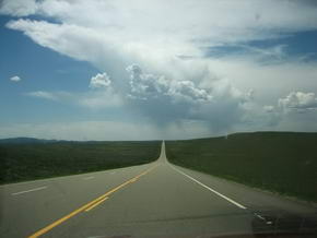 Auf dem Weg zum Dinosaur Nat. Park