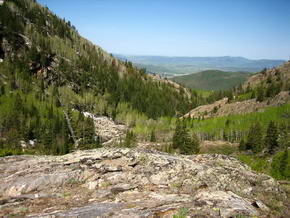 Wanderung oberhalb der Fish Creek Falls