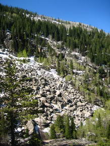 Wanderung oberhalb der Fish Creek Falls