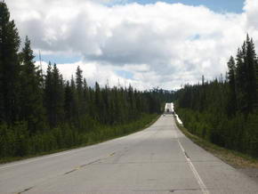 Nordeingang Cater Lake - noch ohne Schnee